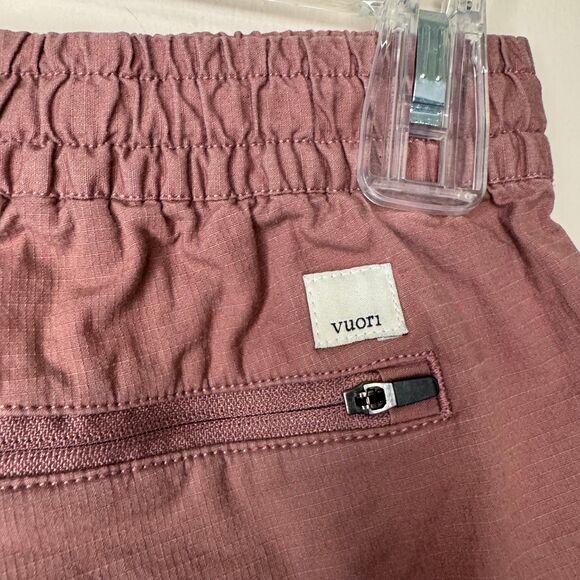 VUORI women's size small S Vintage Ripstop DuraTerra raw hem athletic shorts - Picture 12 of 14